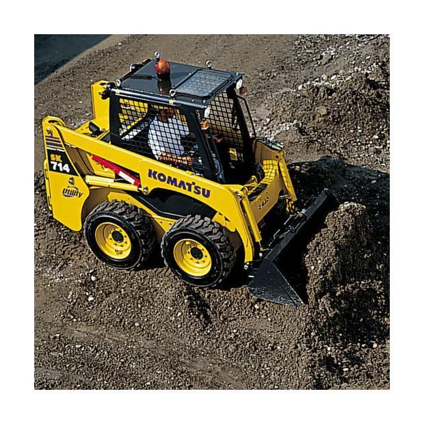 Alquiler Excavación Minicargadora Komatsu
