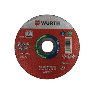 Venta disco de corte de acero 125x1