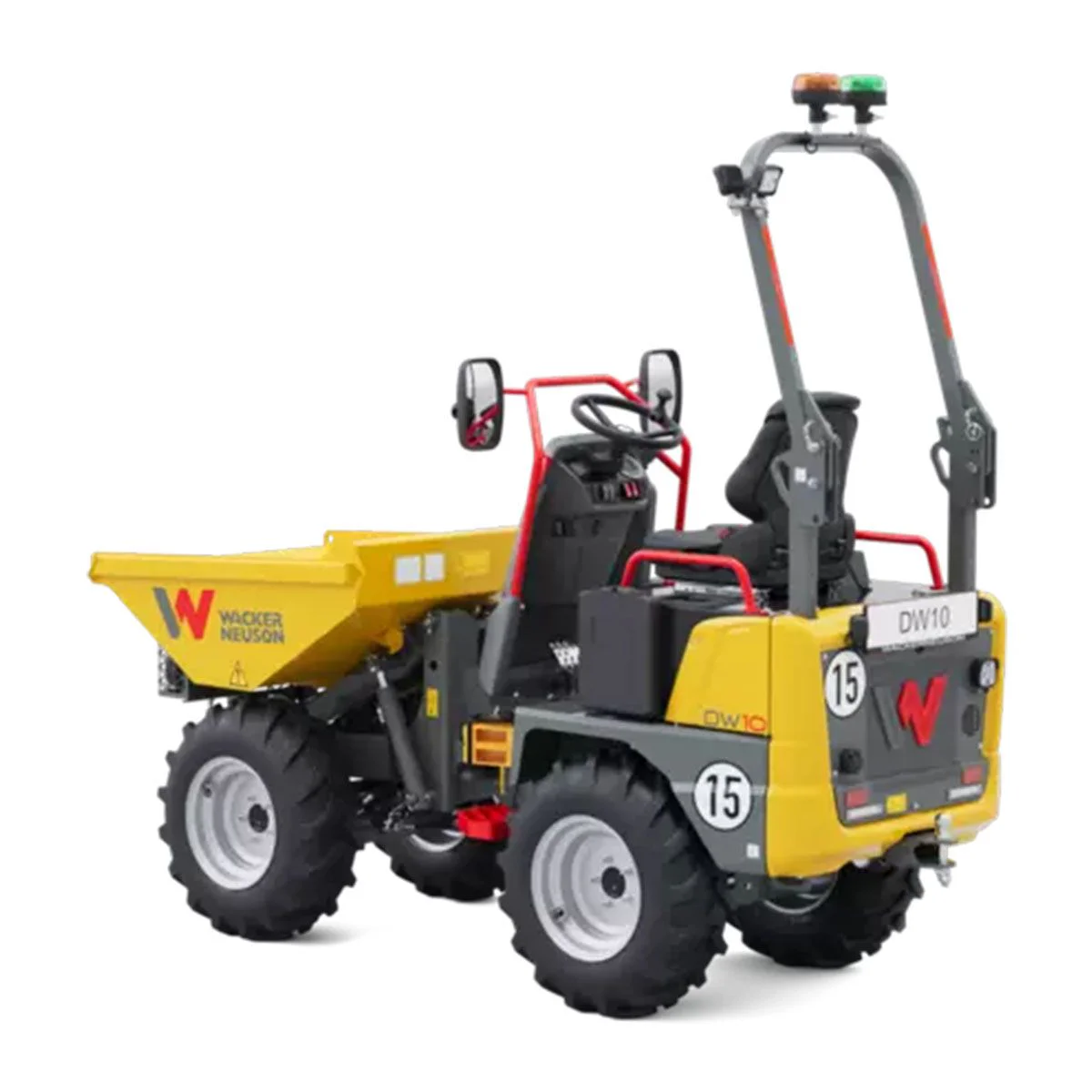 Dumper 1000 kg Wacker Neuson DW10 con tracción 4x4.