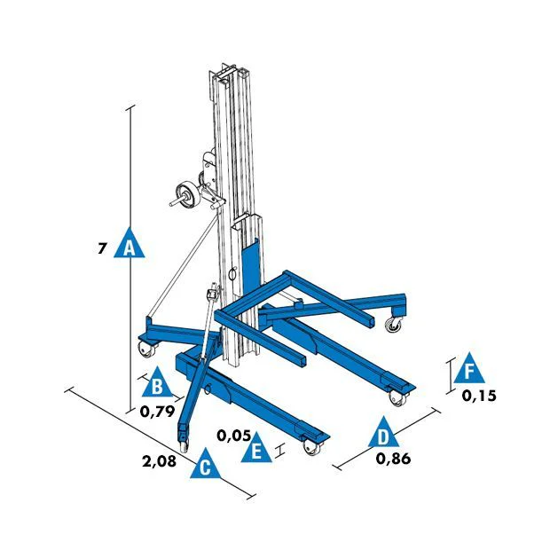 Diagrama elevador carga Genie sla25