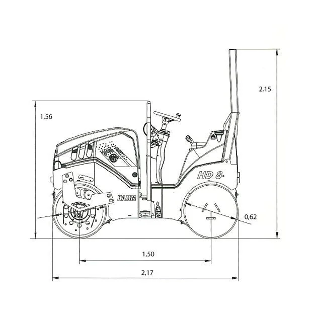Alquiler Rodillo Hamm Diagrama