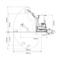 Diagrama 2 mini excavadora Waker Neuson EZ17