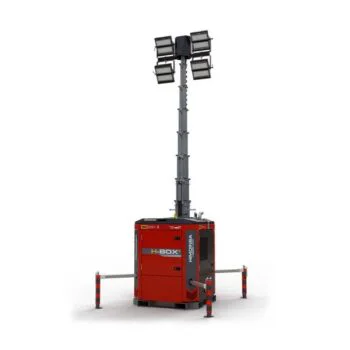 Alquiler Torre Iluminación monofásica con 4 focos LED