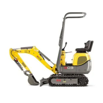 Alquiler miniexcavadora Wacker Neuson
