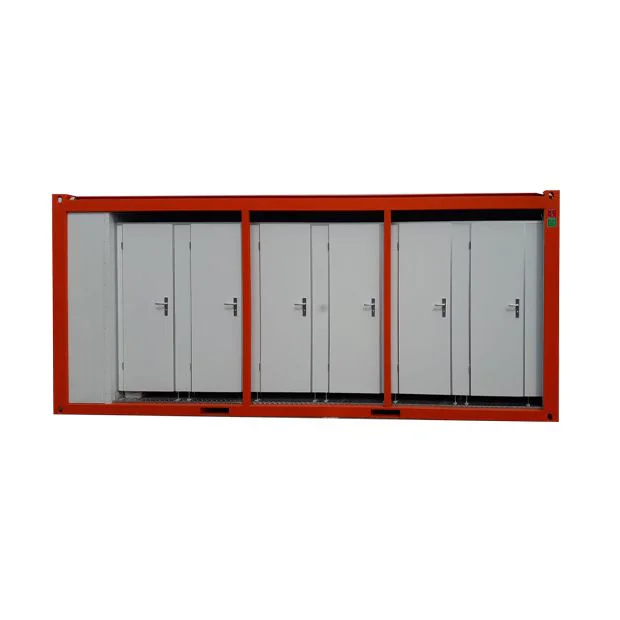 Alquiler Sanitario prefabricado, 8 wc’s y 1 urinario triple Containex 1x20'