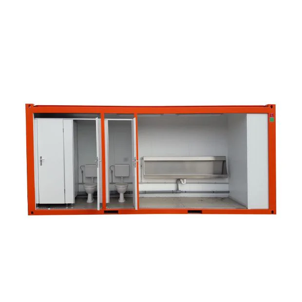 Sanitario prefabricado, 8 wc’s y 1 urinario triple Containex 1x20', alquiler online