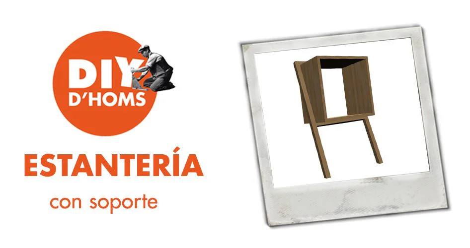Estantería con soporte