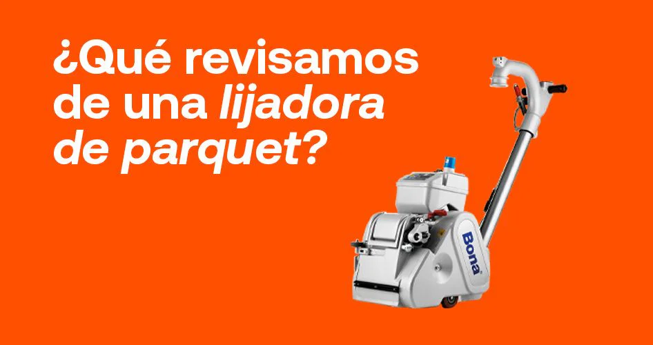 revisión lijadora parquet