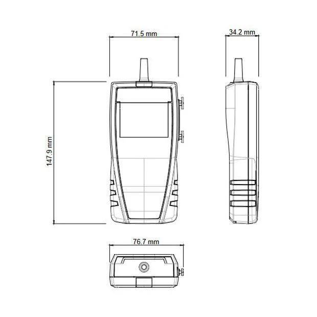 Diagrama Termohigrómetro Sauermann HD110