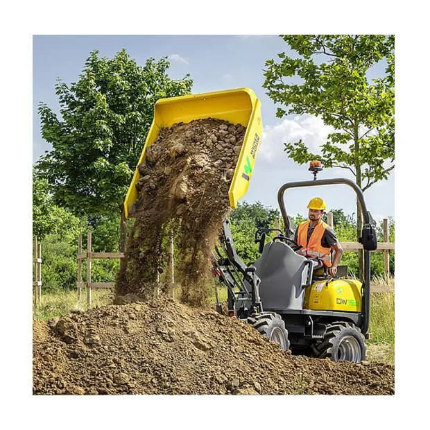 Alquiler Dumper 1500 kgs con tolva elevable eléctrico