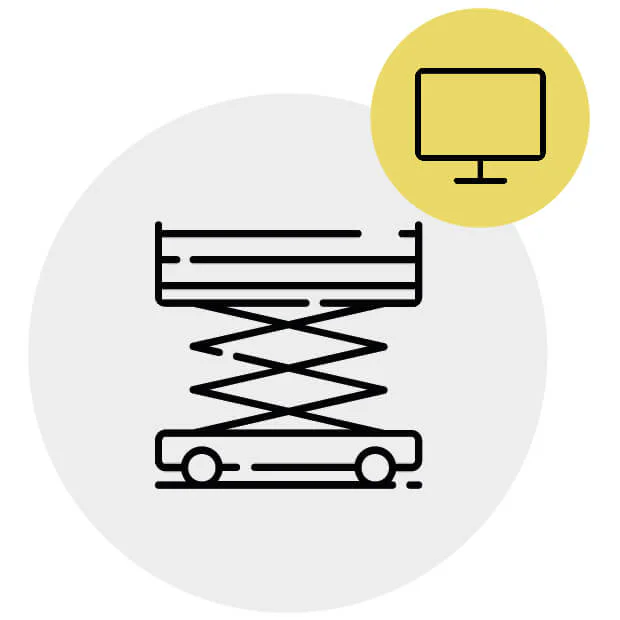Curso semipresencial de plataforma tijera