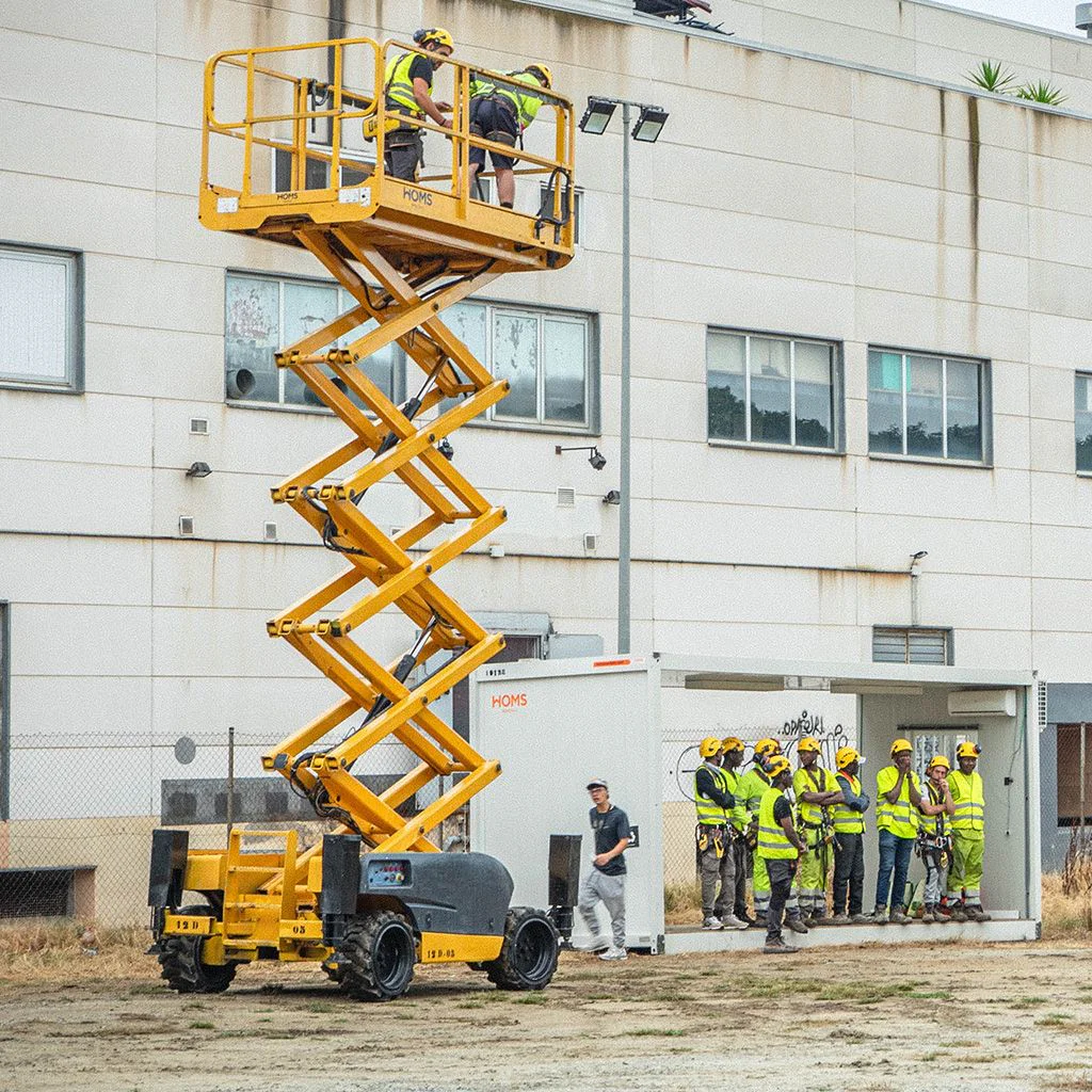 Curso semipresencial de plataforma tijera