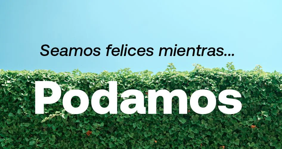 maquinaria poda jardinería