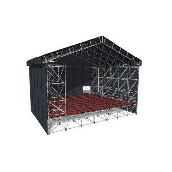 Escenario con cubierta Keder 10/12 m