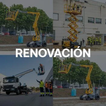 Curso de formación de plataforma tijera + brazo o brazo + plataformas sobre camión
