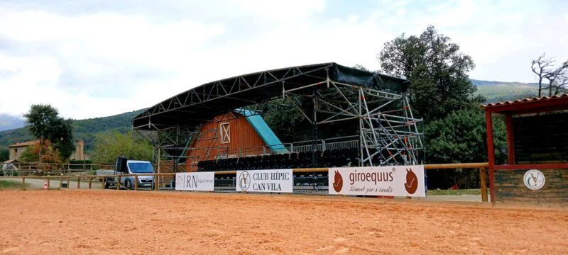 grada con cubierta