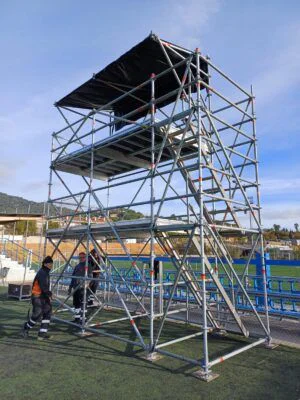 andamio torre para eventos