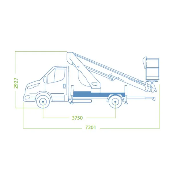 Plataforma elevadora Socage 14m alquiler urbano
