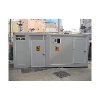 Sanitario prefabricado, 4 wc y 3 urinarios