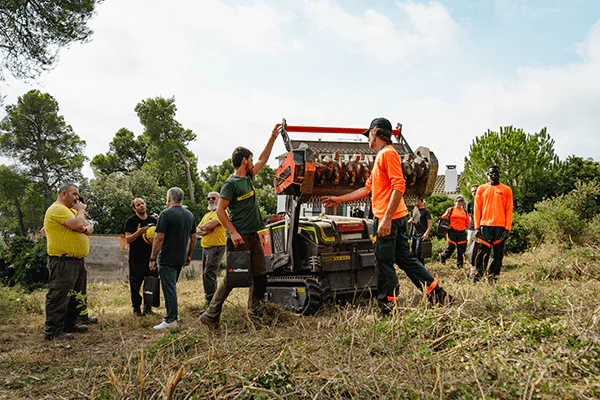 desbrozadora forestal