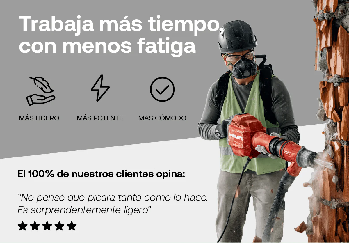 alquiler martillo rompedor electrico hilti 