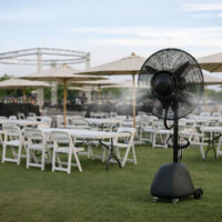 Uso Climatizadores evaporativos para eventos