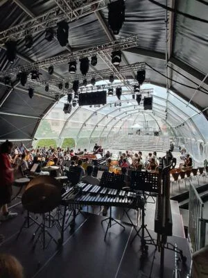 alquiler escenario cubierta iglu